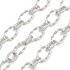 304 Stainless Steel Twisted Oval Link Chains CHS-H118-12P-1