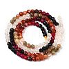 Natural & Synthetic Mixed Gemstone Beads Strands G-D080-A01-02-07-2