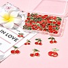 50Pcs 7 Styles Alloy Enamel Pendants ENAM-FS0003-19-9