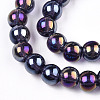 Electroplate Transparent Glass Beads Strands LS-GLAA-T032-T8mm-AB03-3