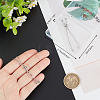 2Pcs 925 Sterling Silver Chain Bracelet Making STER-BBC0006-54-3