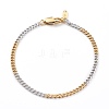 304 Stainless Steel Curb Chain Bracelets & Necklaces Jewelry Sets SJEW-JS01187-8