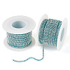 2 Roll Electrophoresis Iron Rhinestone Strass Chains CHC-TA0001-38B-2