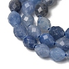 Natural Blue Aventurine Beads Strands G-K376-F13-01-4