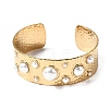 304 Stainless Steel Open Cuff Bangles BJEW-K264-05G-4