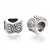 Tibetan Style Alloy European Beads TIBE-S320-081AS-LF-1