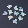 Electroplate Glass Beads EGLA-L014-15-1