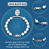 Unicraftale 10Pcs 5 Styles 304 Stainless Steel Fold Over Clasp STAS-UN0049-94-5