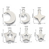 Non-Tarnish 201 Stainless Steel Charms STAS-R118-06-2