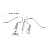 Tarnish Resistant 316 Surgical Stainless Steel Earring Hooks STAS-I090-03P-3