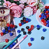 180Pcs 3 Colors Acrylic Beads OACR-CA0001-22-5