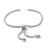 Tarnish Resistant Adjustable 304 Stainless Steel Slider Bracelets Making LS-STAS-T050-030P-3
