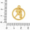 Twelve Constellations Alloy Pendants PALLOY-Q006-01E-G-3