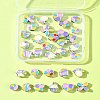 33Pcs 11 Styles CCB Plastic Large Hole Beads CCB-FS0001-12-9
