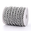 Aluminium Two Tone Rhombus Link Chains CHA-N004-05P-2