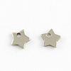 304 Stainless Steel Five-Pointed Star Charms Pendants STAS-Q171-03-1