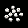 Spray Painted Wooden Beads WOOD-P021-01A-30-1