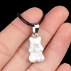 Natural Howlite Carved Pendants PW-WG7259D-15-1