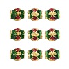 Chinese Style Alloy Enamel Beads ENAM-L015-29A-G-2