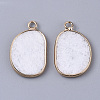 Natural White Jade Pendants G-S359-019H-2