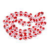 Transparent Acrylic Beads Strands ACRC-T011-05-3