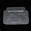 Plastic Hair Tie Display Cards CDIS-R034-57-3