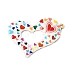 Printed 304 Stainless Steel Pendants SA-CBAA9A2-12G-01-1