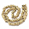 Electroplate Non-magnetic Synthetic Hematite Beads Strands X-G-T114-93G-2