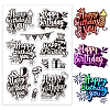 Custom Summer Theme PVC Plastic Clear Stamps DIY-WH0631-0128-1