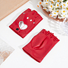 PU Leather Fingerless Gloves AJEW-CL0003-67A-4