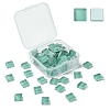 60Pcs Transparent Glass Cabochons GLAA-YW0003-65-24-1