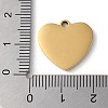 Ion Plating(IP) 304 Stainless Steel Pendants STAS-D025-01G-02-3
