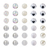 Spritewelry 160Pcs 10 Style ABS Plastic Imitation Pearl Beads & Transparent & Opaque Acrylic Beads FIND-SW0001-31-2