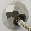 Electroplate Glass European Beads X-N0ZTC031-1-1