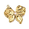 Plastic Pearl Pendants STAS-Q360-03H-G-1