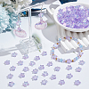 300Pcs Eco-Friendly Transparent Acrylic Beads OACR-SC0001-68C-4