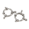 304 Stainless Steel Spring Ring Clasps STAS-B095-03P-04-2