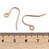 Ion Plating(IP) 304 Stainless Steel French Earring Hooks STAS-H436-07RG-A-3