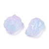 Transparent Spray Paint Glass Beads X1-GLAA-H035-01K-2