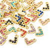  36pcs 9 colors Alloy Pendants ALRI-TA0001-18-11