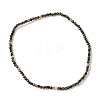 2mm Natural Tiger Eye Faceted Round Beaded Stretch Bracelets for Women BJEW-JB10843-04-1