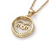 304 Stainless Steel Chain Necklaces NJEW-G335-31G-3