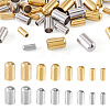 32Pcs 8 Styles 304 Stainless Steel Cord End STAS-TA0003-16-1