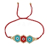 Friendship Evil Eye Loom Pattern Seed Beads Bracelets for Women BJEW-C011-15-2