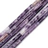 Natural Lepidolite/Purple Mica Stone Beads Strands G-F247-45-1