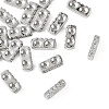 SHEGRACE Brass Micro Pave Clear Cubic Zirconia Multi-Strands Links XGRQ5S005-849-P-1