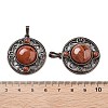 Natural Red Jasper Pendants G-Q158-03A-R05-3