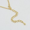 Brass Rhinestone Pregnancy Chime Ball Heart Cage Pendant Necklaces NJEW-F053-10G-11-2