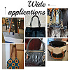 Cowhide & Polycotton Bag Handles PURS-WH0005-92AB-6