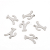 Non-Tarnish 201 Stainless Steel Pendants STAS-L244-04Y-P-1